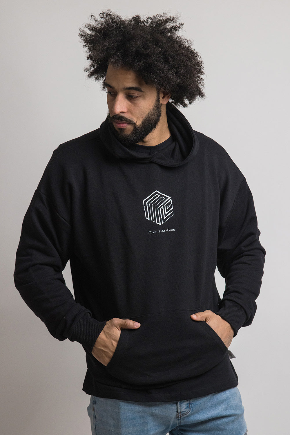 Lost Apollo Oversize Hoodie Black