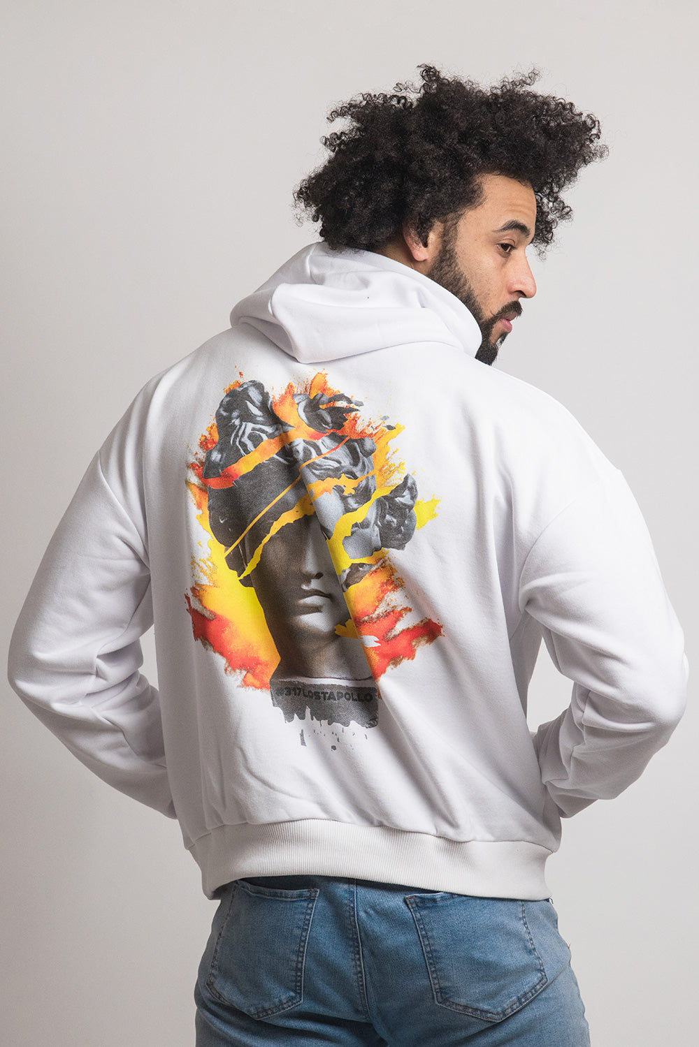 Lost Apollo Oversize Hoodie White