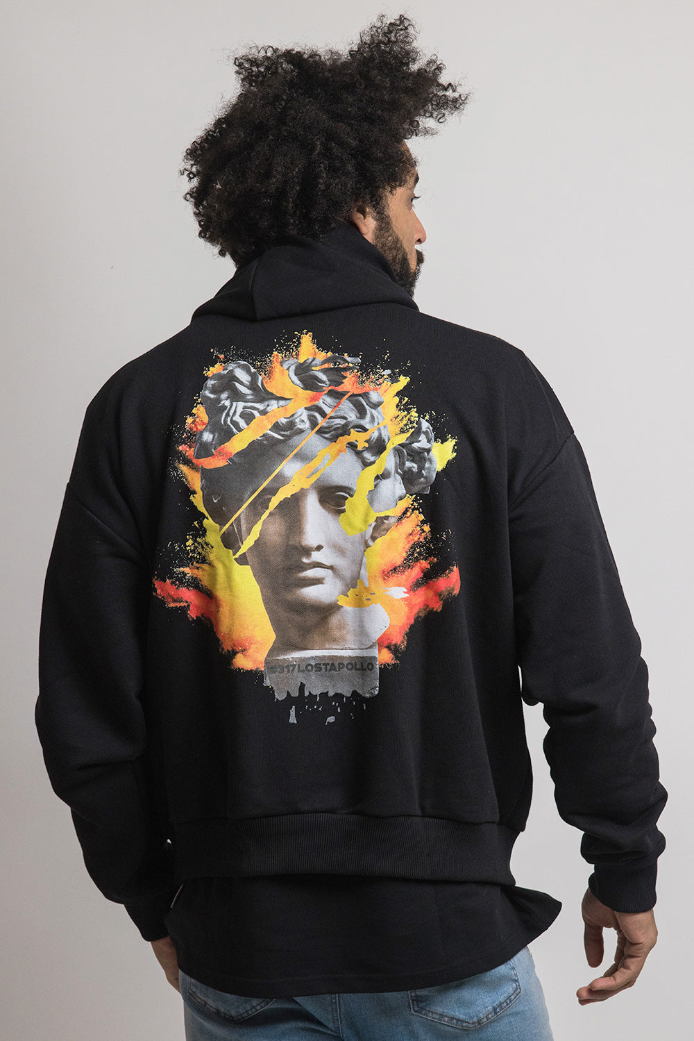 Lost Apollo Oversize Hoodie Black