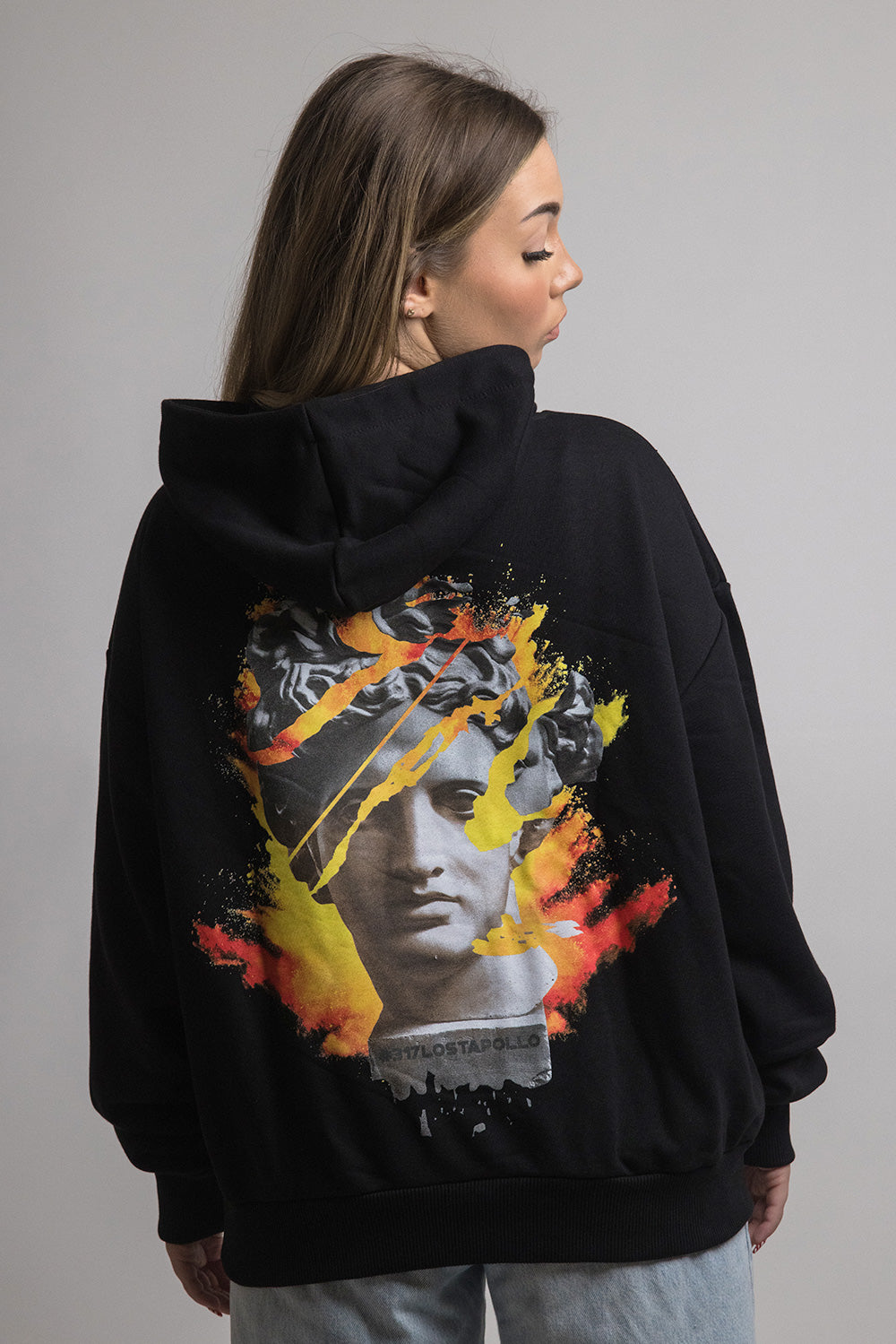 Lost Apollo Oversize Hoodie Black