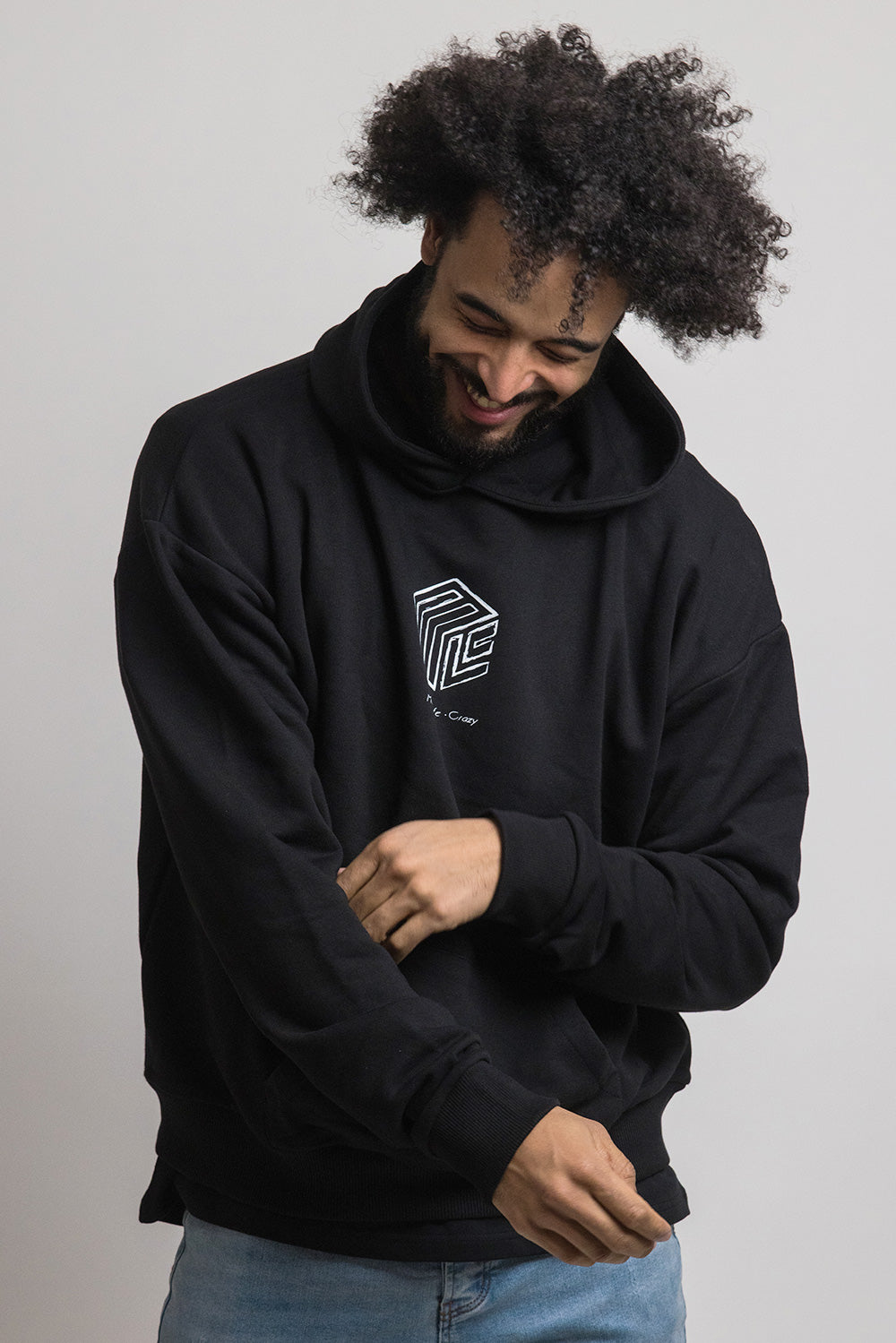 Bust Oversize Hoodie Black